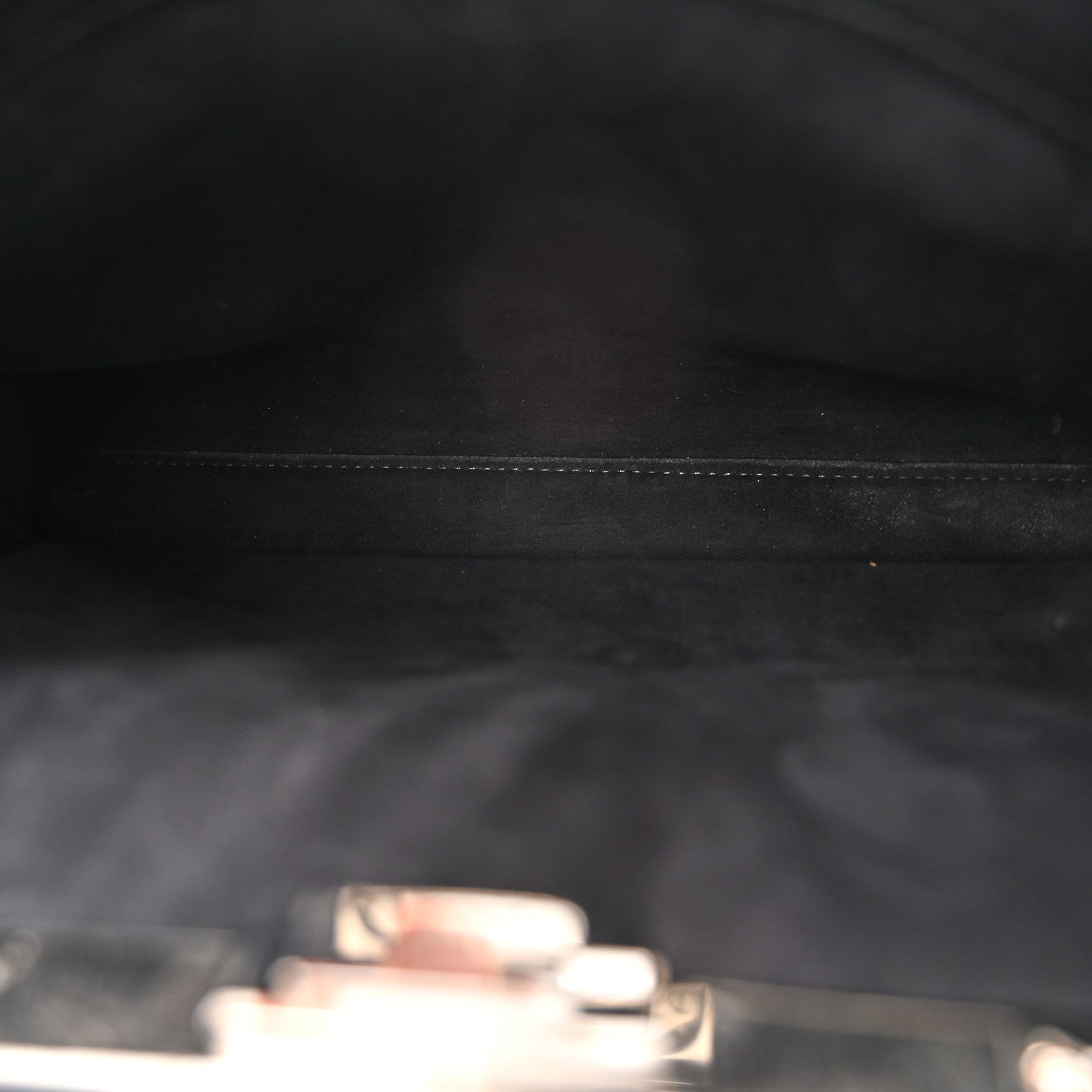 Fendi Vitello Seta Snakeskin Crocodile Monster Eyes Medium Peekaboo Iconic Satchel Black Girasole 6 of 12
