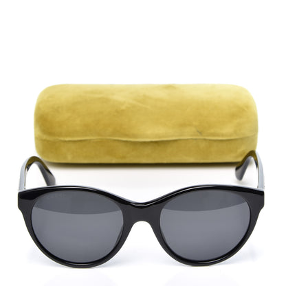Gucci Round Frame Crystal Sunglasses GG 0419S Black 8 of 8