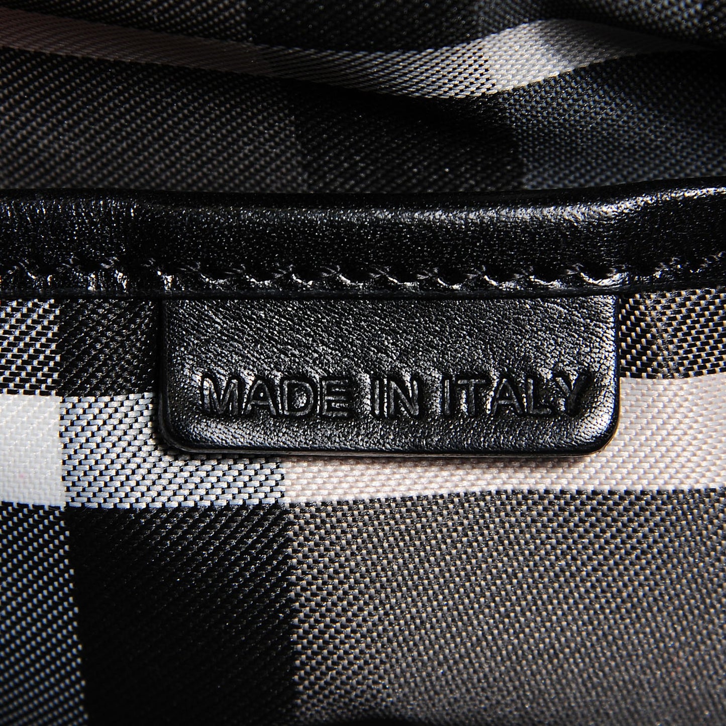 Prorsum Calfskin Studded Knight Satchel Black