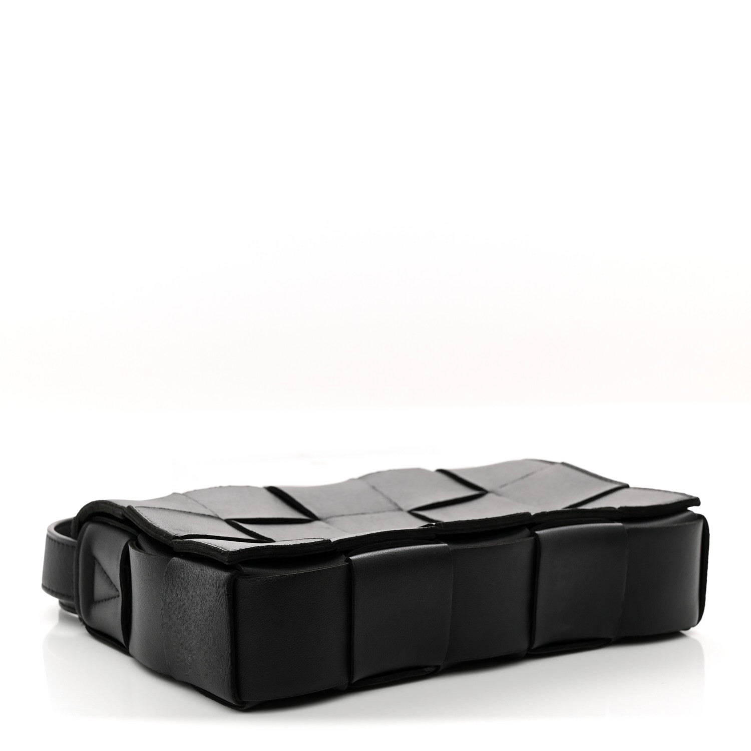Bottega Veneta Nappa Maxi Intreccio Cassette Bag Black 7 of 19