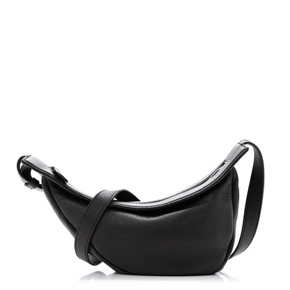 The Row Deerskin Small Slouchy Banana Bag Espresso 1 of 10