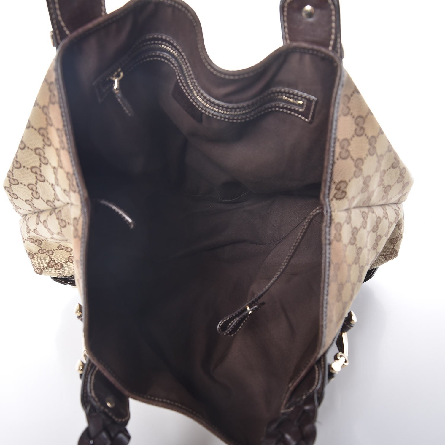 Gucci Monogram Medium Pelham Shoulder Bag Dark Brown 5 of 12