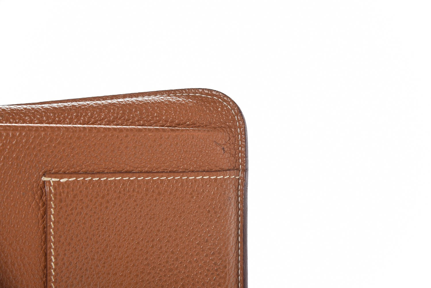 Hermes Taurillon Clemence Dogon Duo Wallet Gold 10 of 22