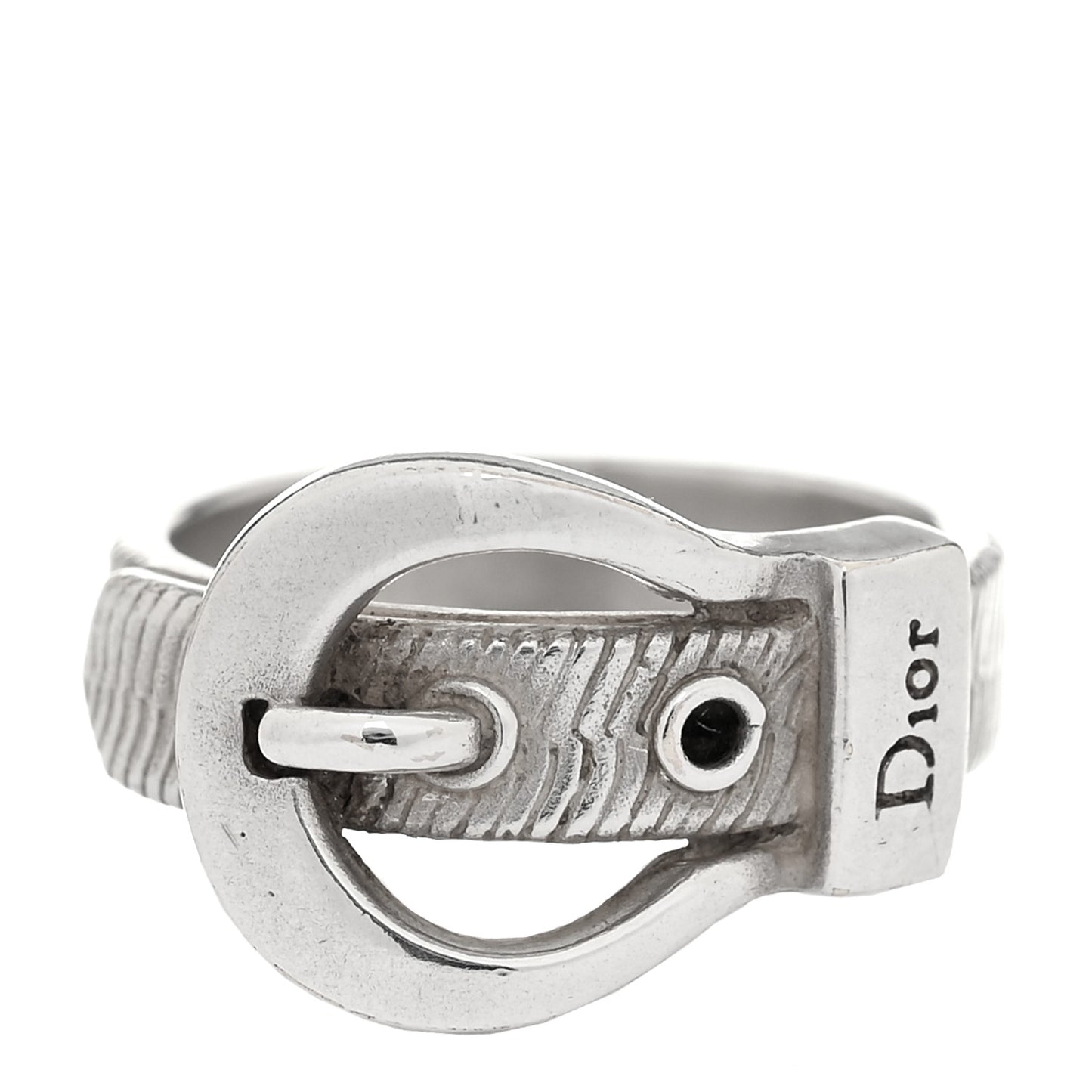 Metal Buckle Ring 49 5 Silver