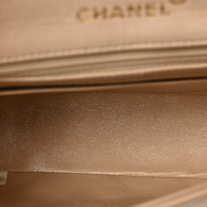 Chanel Lambskin Quilted Mini Square Flap Beige 5 of 10