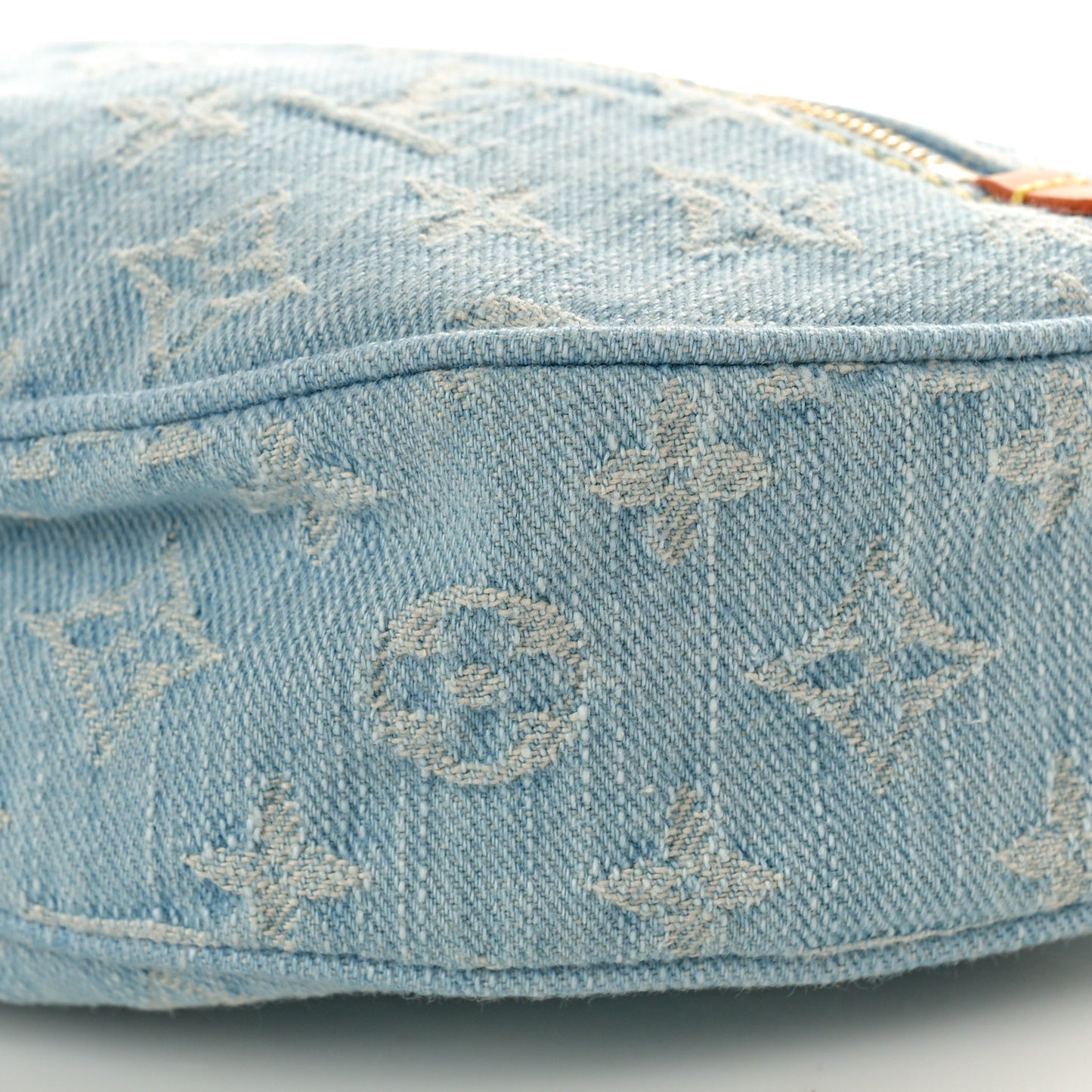 Monogram Denim Loop Sky Denim