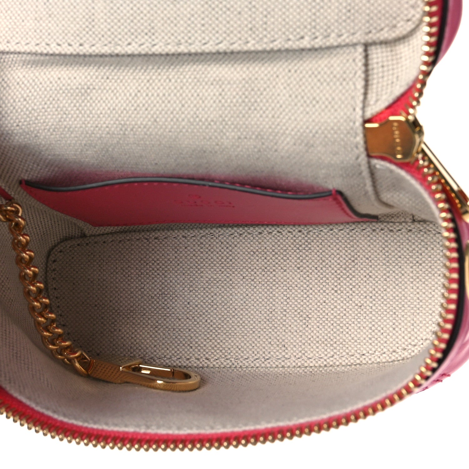 Gucci Calfskin GG Matelasse Mini Top Handle Bag Rhodamine Pink 5 of 9