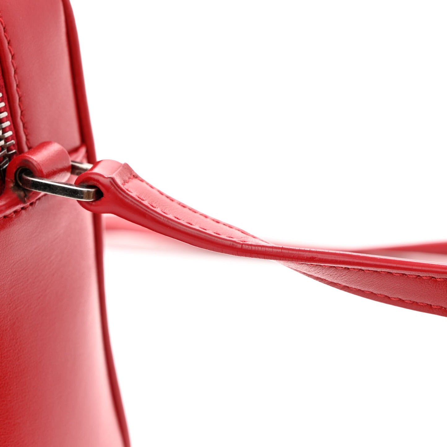 Calfskin Matelasse Monogram Lou Camera Bag Red
