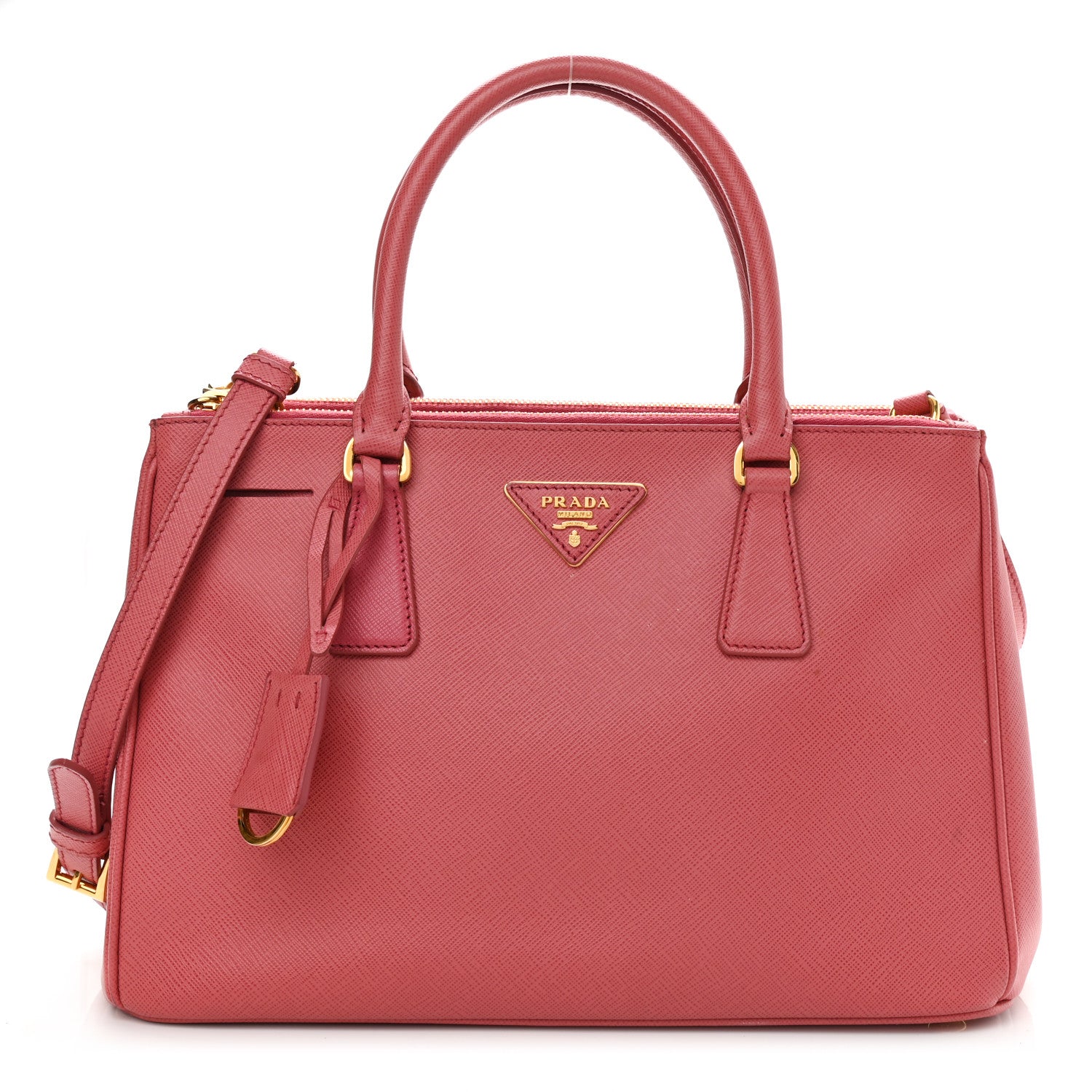 Prada Saffiano Small Galleria Double Zip Tote Tamaris 1 of 11
