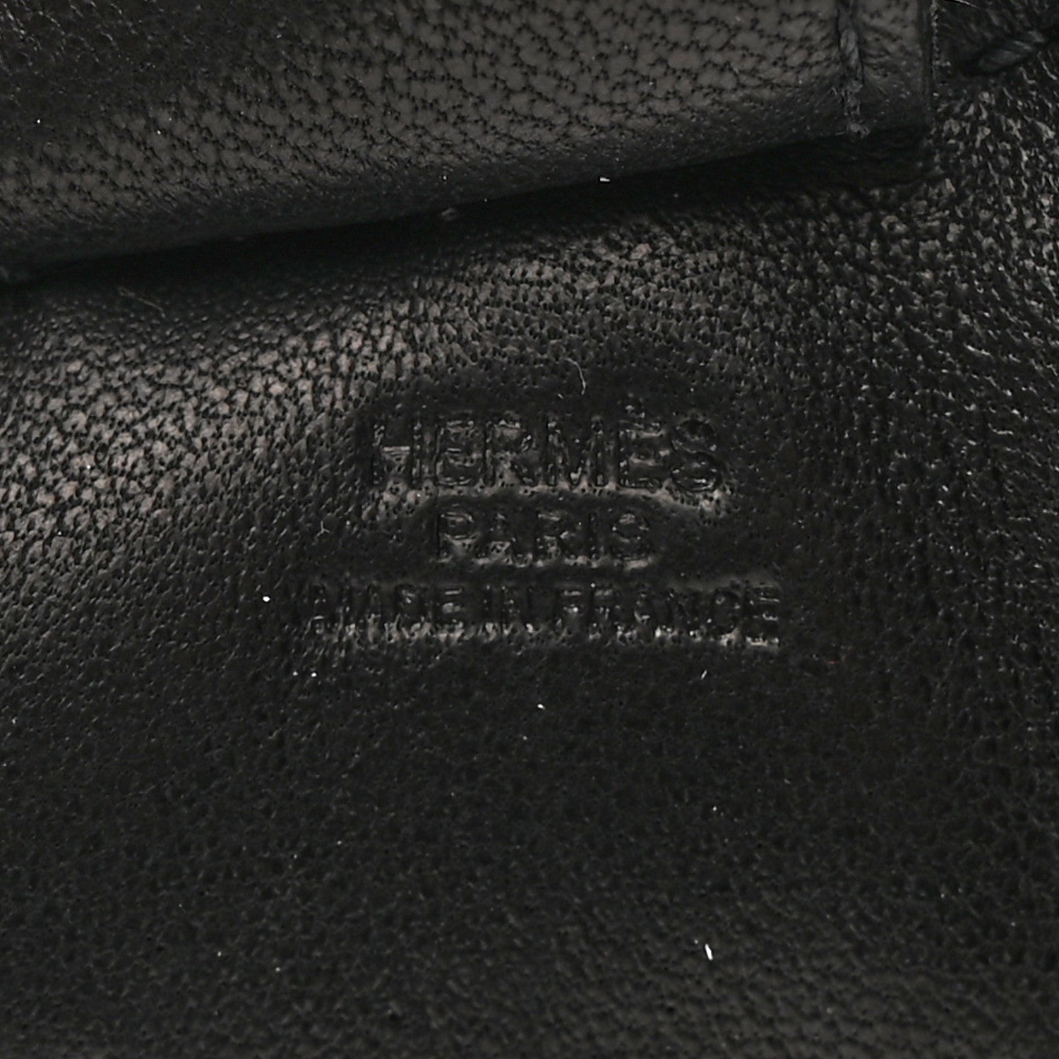 Hermes Milo Lambskin Grigri Rodeo Horse Bag Charm GM So Black 2 of 5