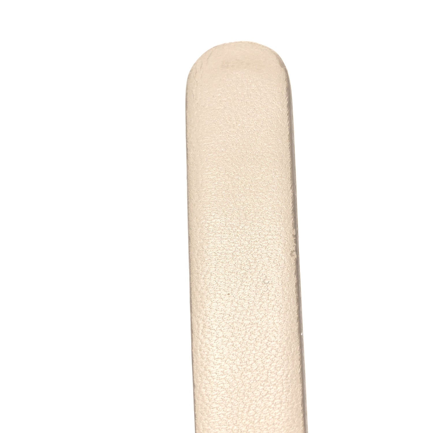 Chanel Lambskin CC Logo Skinny Belt 80 32 Ivory 6 of 6