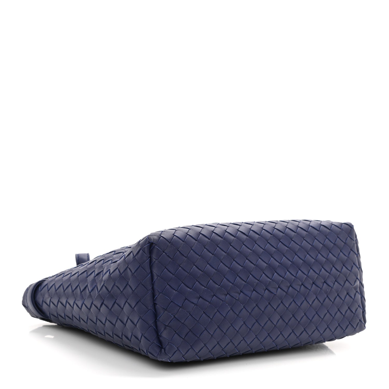 Bottega Veneta Nappa Intrecciato Bella Tote Navy 3 of 8