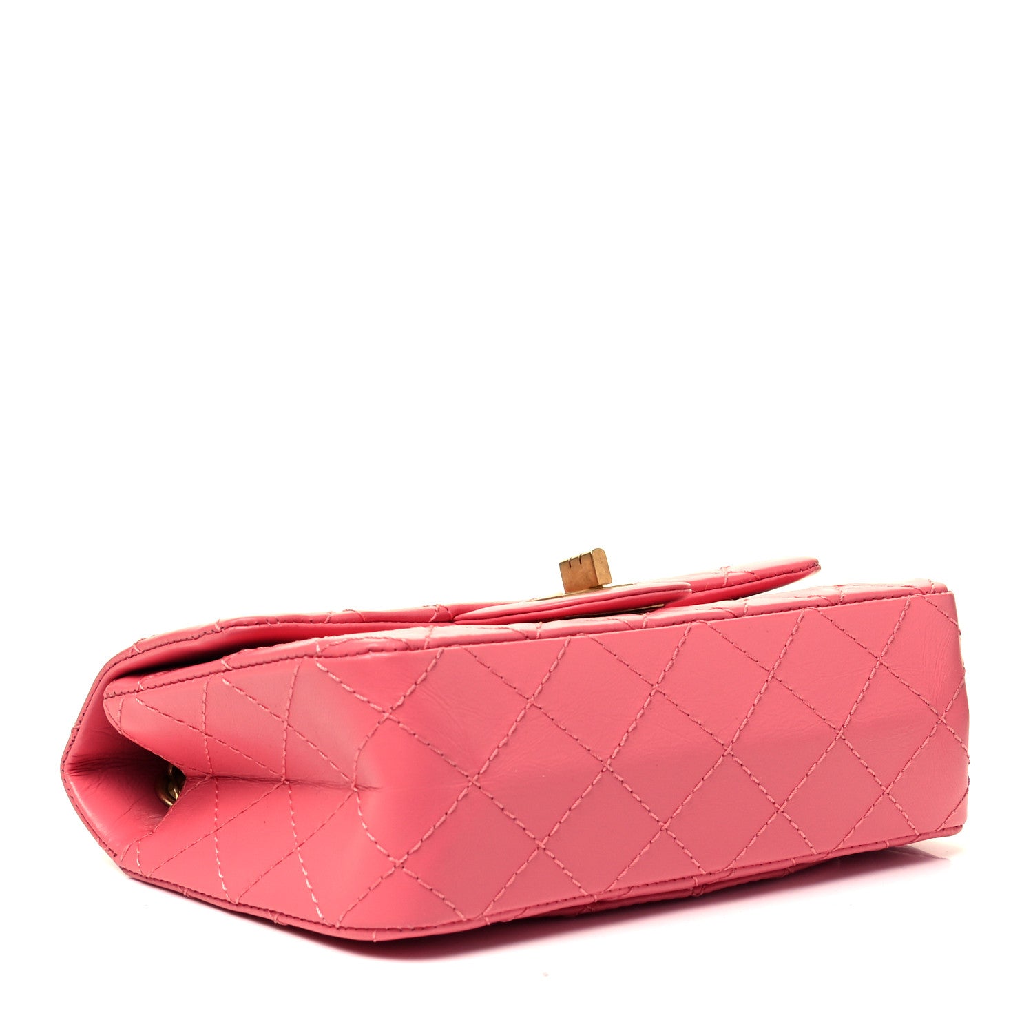 Chanel Aged Calfskin Quilted 2.55 Reissue Mini Flap Pink 3 of 8