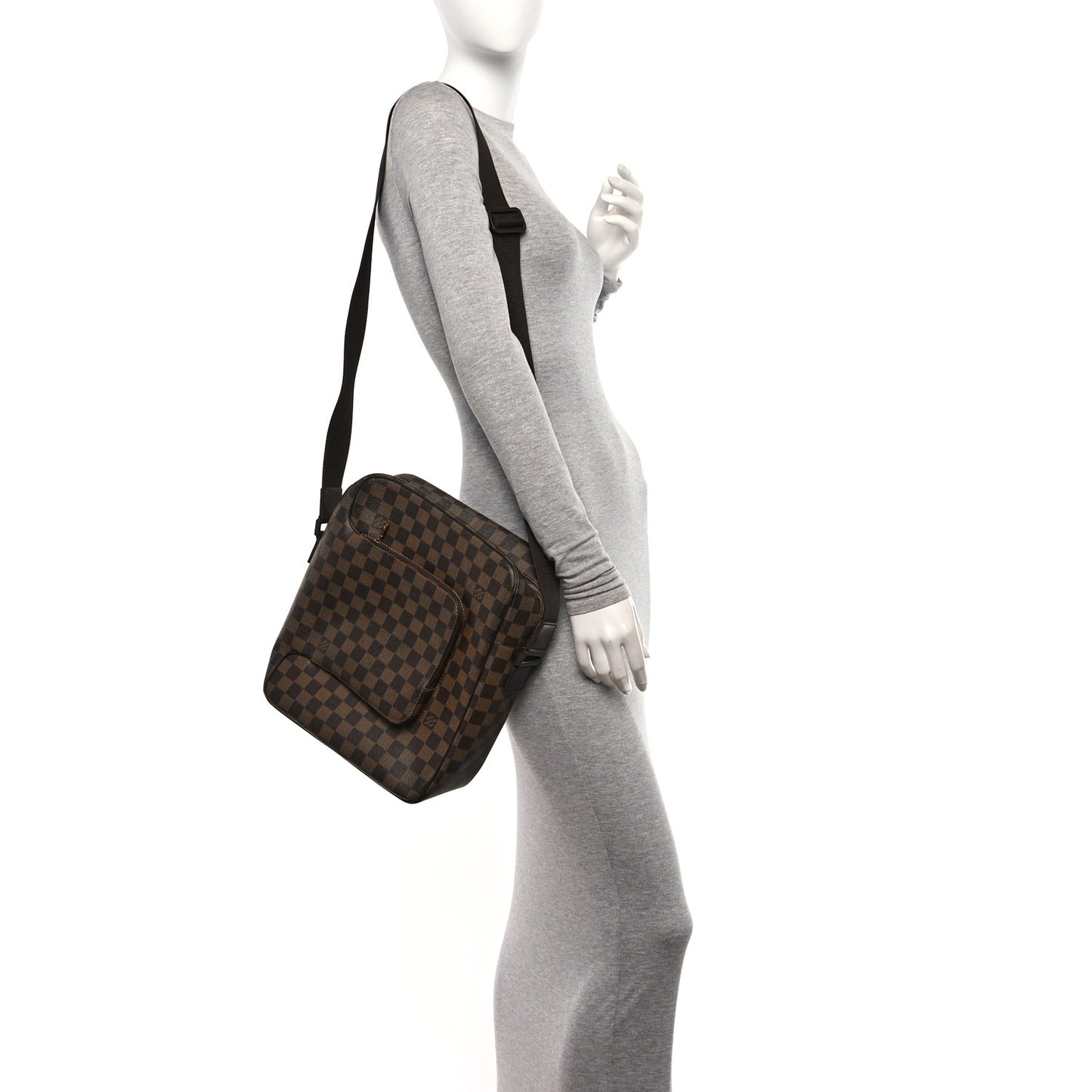 Damier Ebene Olav MM Messenger Bag
