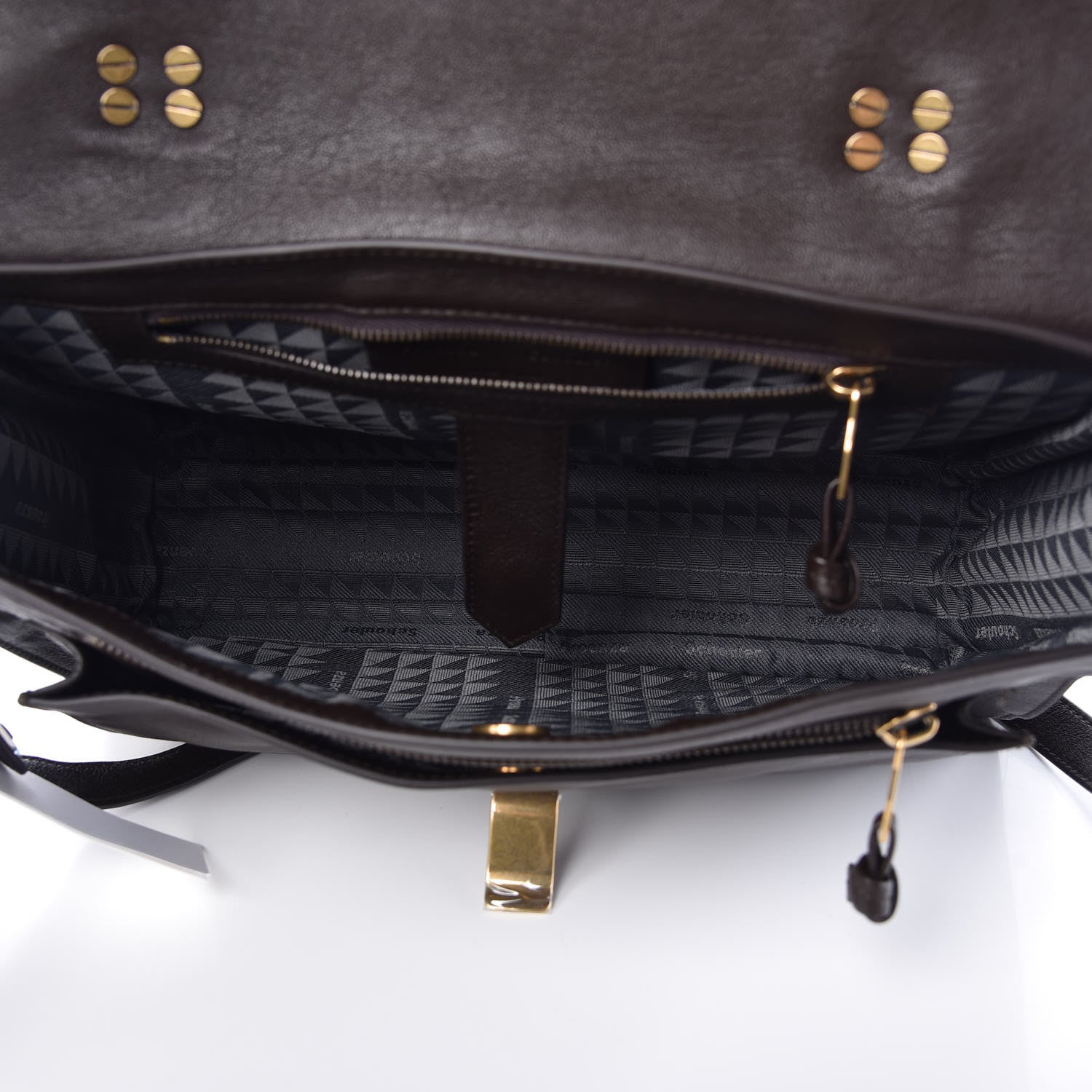 Proenza Schouler Lambskin Medium PS1 Satchel Dark Chocolate 5 of 11
