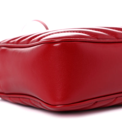 Saint Laurent Calfskin Matelasse Monogram Lou Camera Bag Rouge Eros 8 of 9