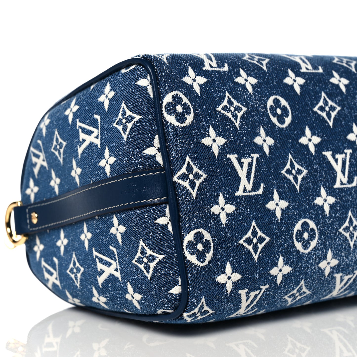 Monogram Jacquard Denim Speedy Bandouliere 25 Bleu