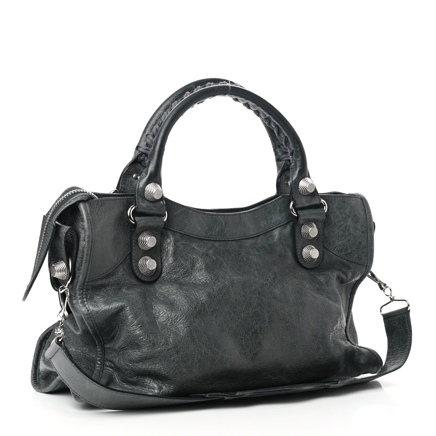 Balenciaga Agneau Giant 21 Silver Hardware City Anthracite 3 of 13