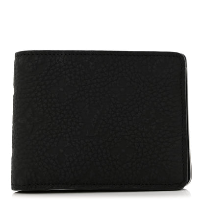 Louis Vuitton Taurillon Monogram Multiple Wallet Black 1 of 7