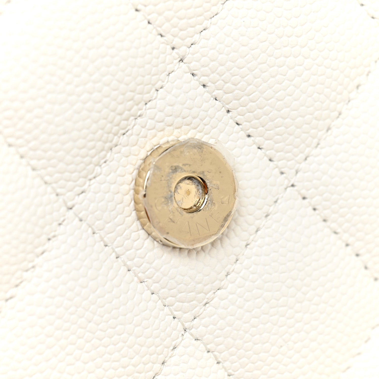 Chanel Caviar Quilted Wallet On Chain WOC White 11 of 12