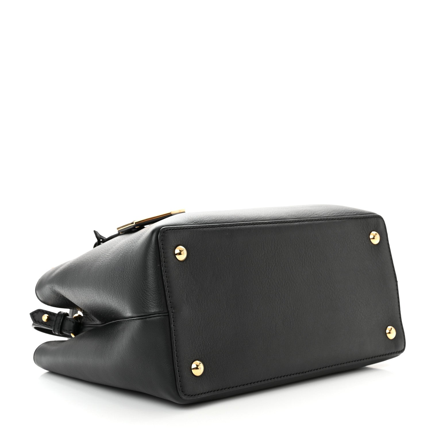 Fendi Vitello Elite Petite 2Jours Tote Black 4 of 11