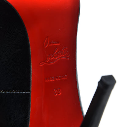 Christian Louboutin Kid Pigalle 100 Pumps 39 Black 9 of 10