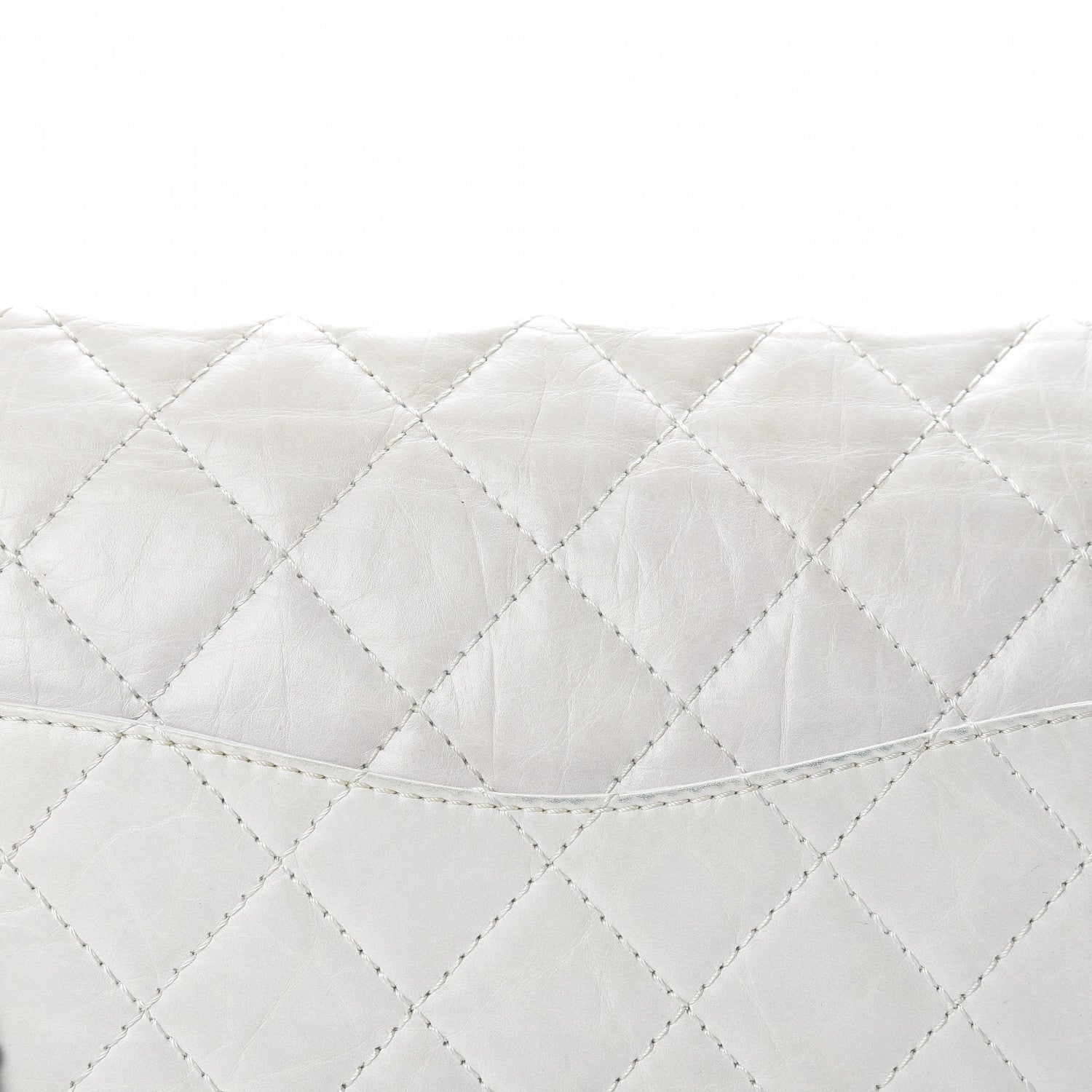 Chanel Aged Calfskin 50th Anniversary 2.55 Reissue 227 White 15 of 19