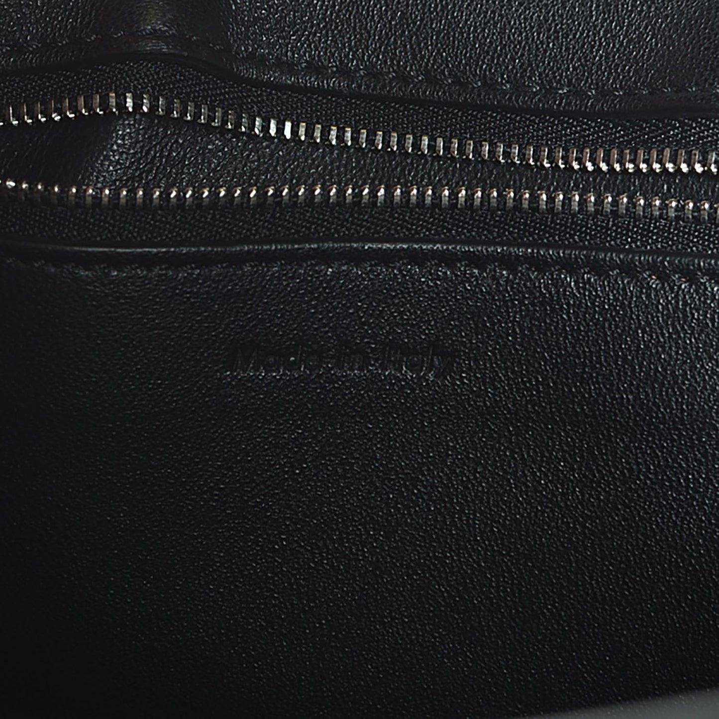 Supple Calfskin Medium Bi-Color Edge Shoulder Bag Emerald