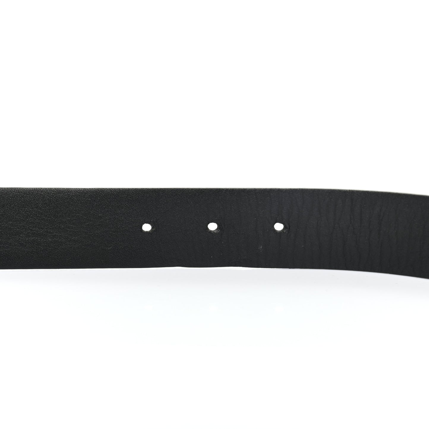 Calfskin CC Chain Belt 75 30 Black