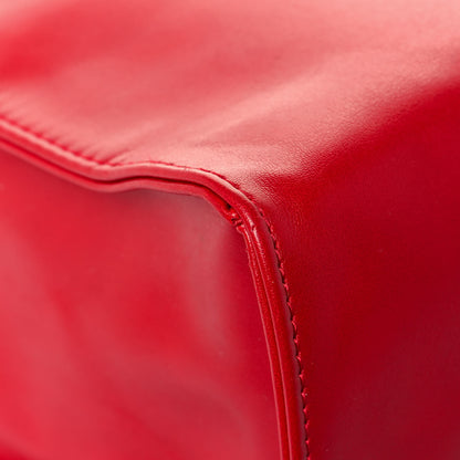 Telfar Vegan Leather Medium Shopping Bag Red 8 of 13