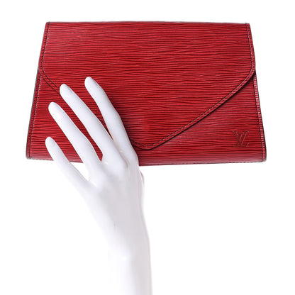 Louis Vuitton Epi Art Deco Clutch Rouge 2 of 11