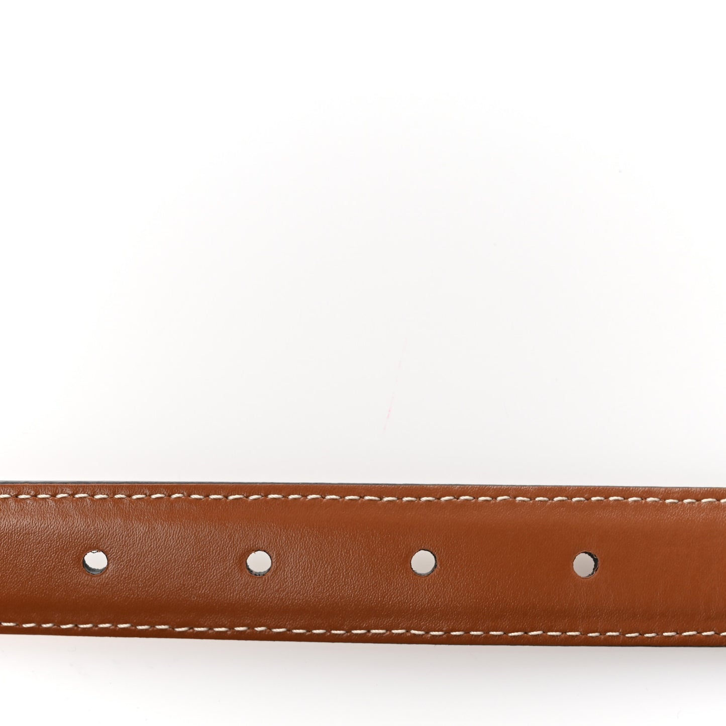 Canvas Calfskin Medium 25mm Triomphe Belt 85 34 Tan