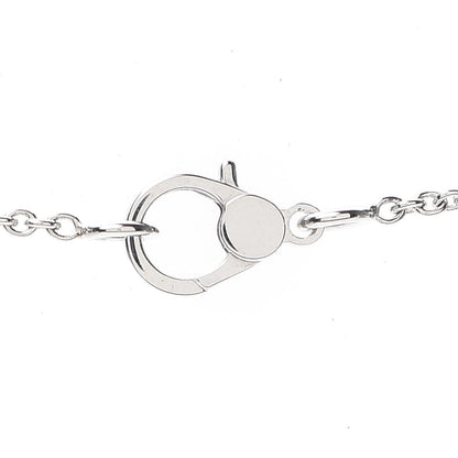 Hermes 18K White Gold Diamond Finesse Pendant Necklace 4 of 6