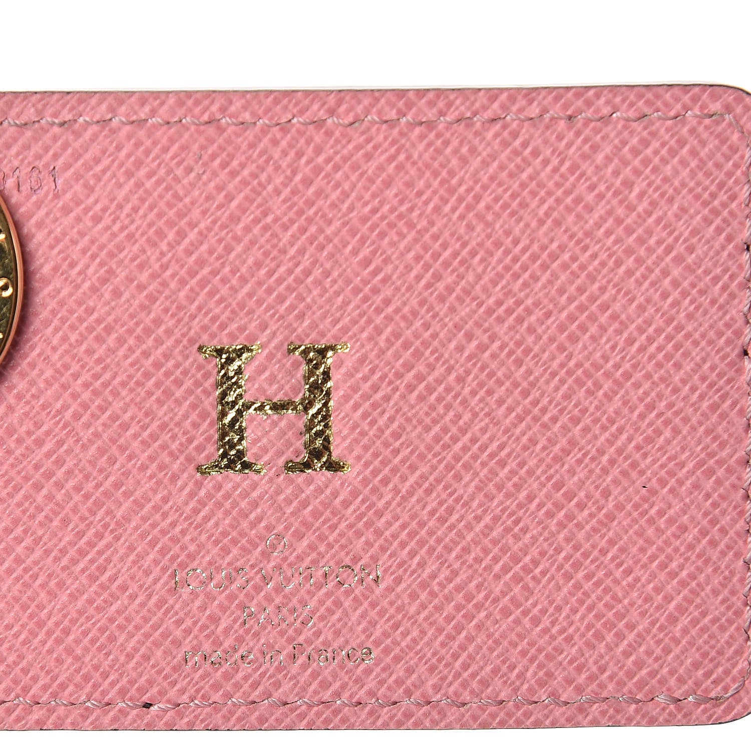 Louis Vuitton Monogram Illustre Bag Charm Key Ring Rose 3 of 3
