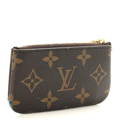 Louis Vuitton Monogram 2023 Christmas Animation Sailing Vivienne Key Pouch Dragonfruit Pink 3 of 7