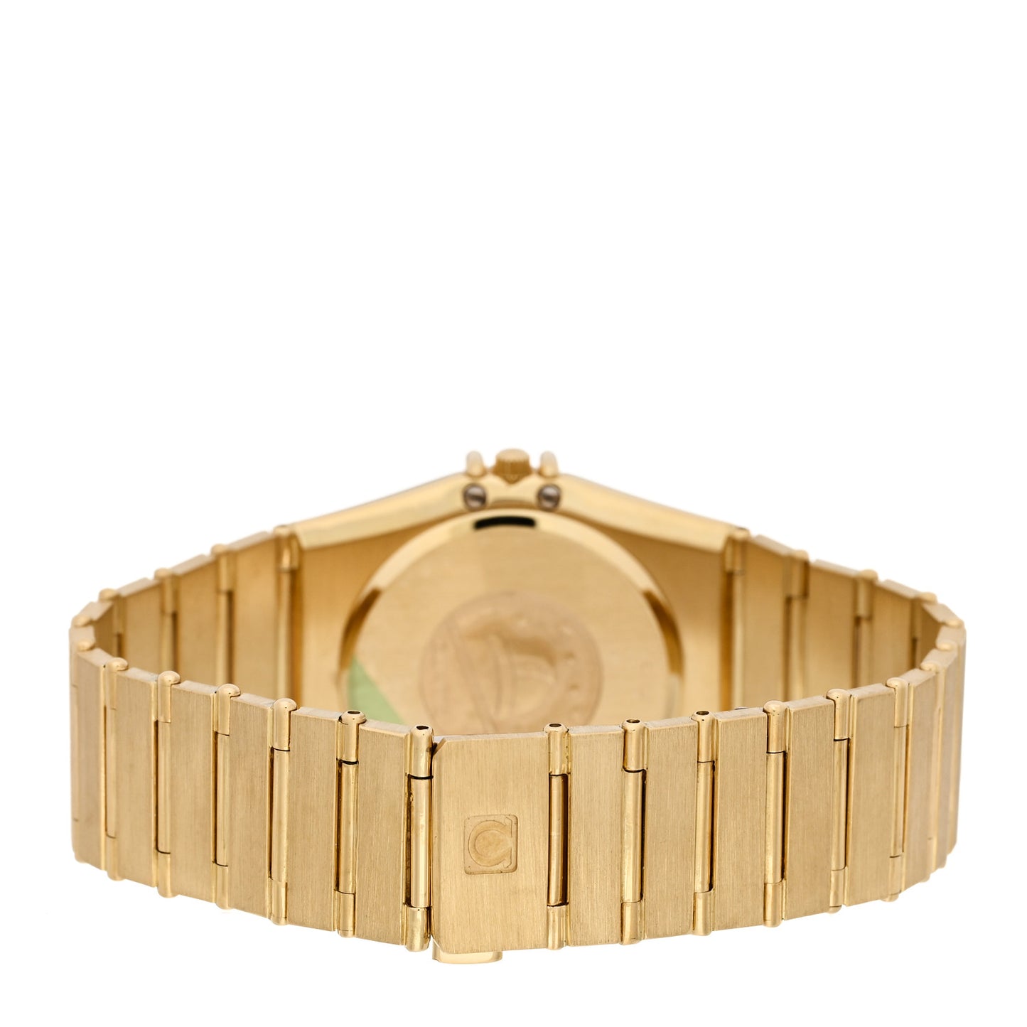 18K Yellow Gold Diamond 35mm Constellation Quartz Watch Brown 498.0017
