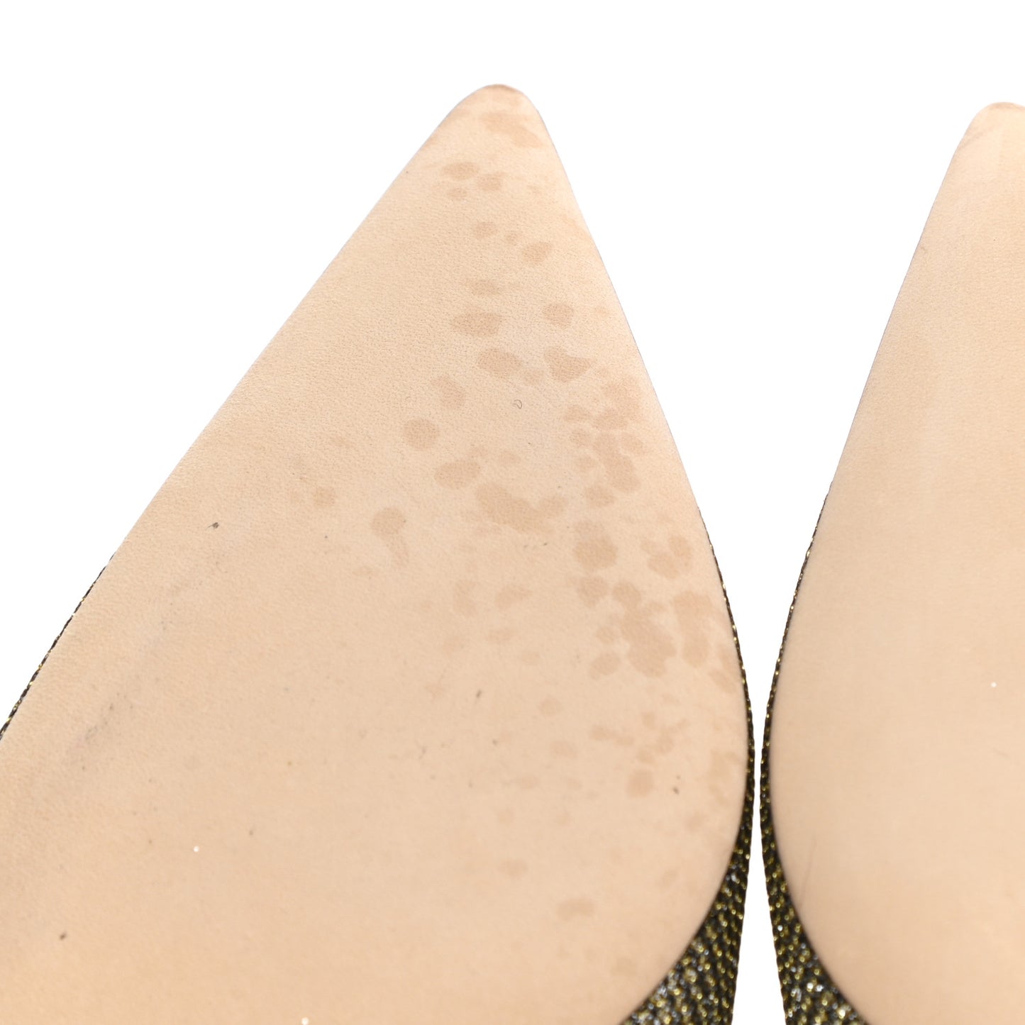 Glitter Fabric Amelia Pumps 35 Light Bronze