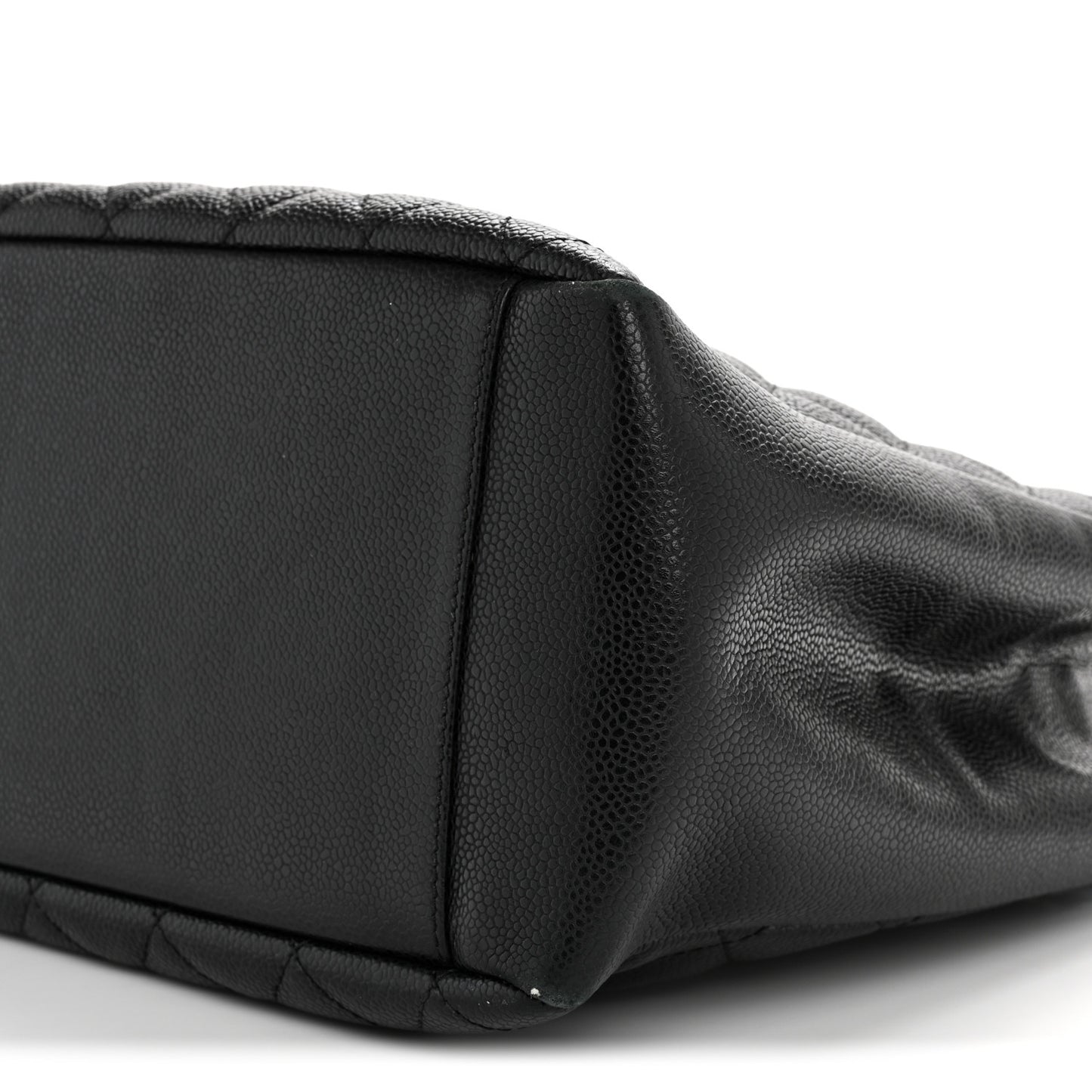 Caviar Quilted Grand Shopping Tote GST Black