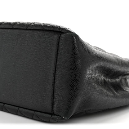 Chanel Caviar Quilted Grand Shopping Tote GST Black 10 of 14
