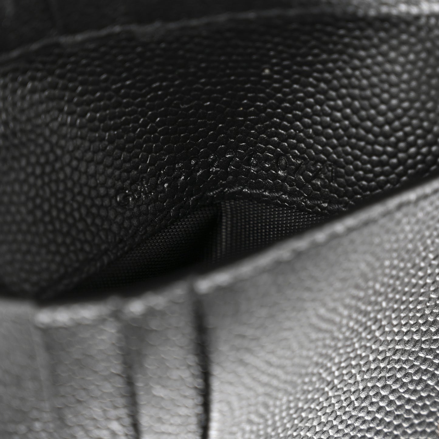 Grain De Poudre Monogram Monochrome East West Cassandre Bifold Wallet Black