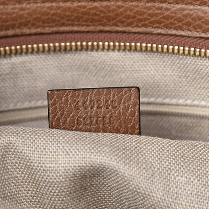 Gucci Monogram Medium Bree Zippered Tote Beige Tabacco 9 of 10