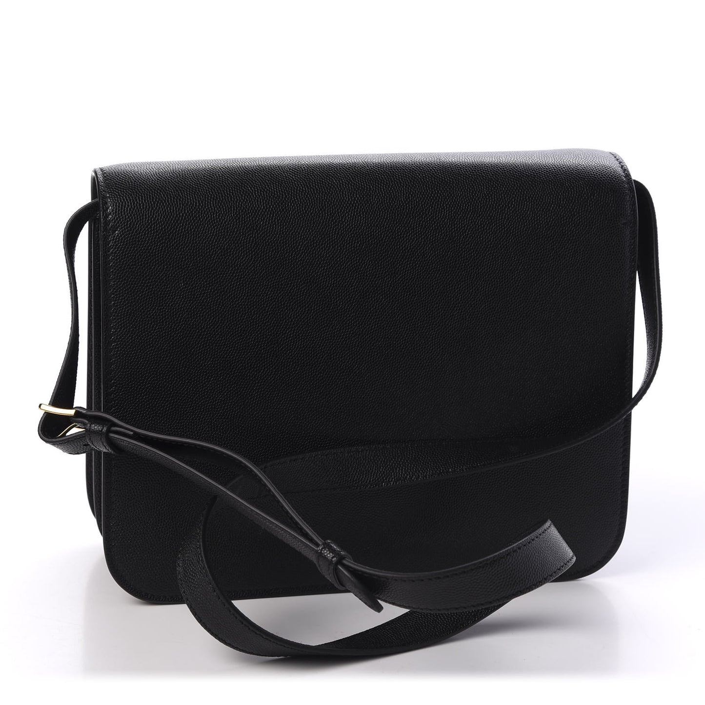 Grained Calfskin Medium TB Bag Black