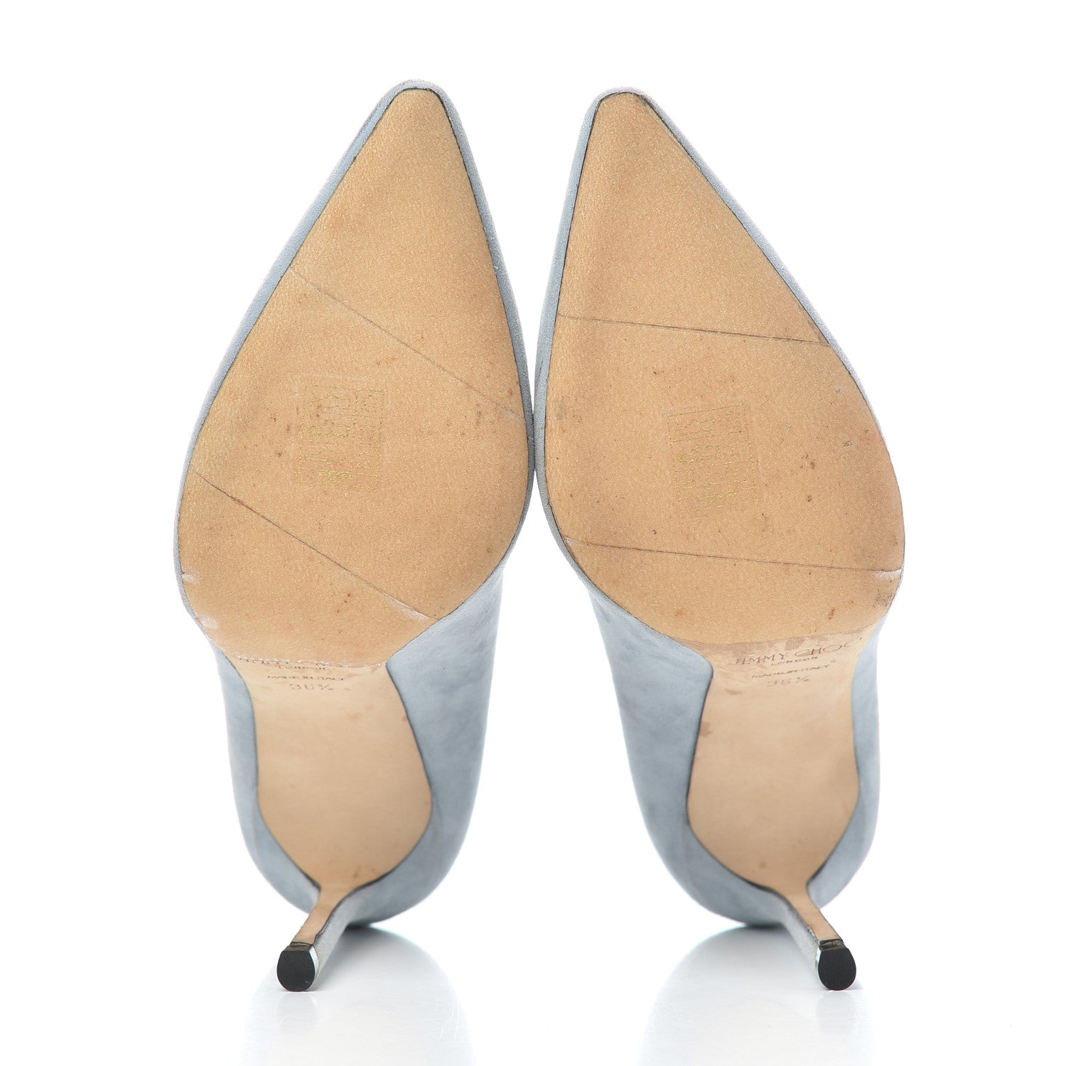 Jimmy Choo Suede Romy Pumps 36.5 Blue 5 of 17