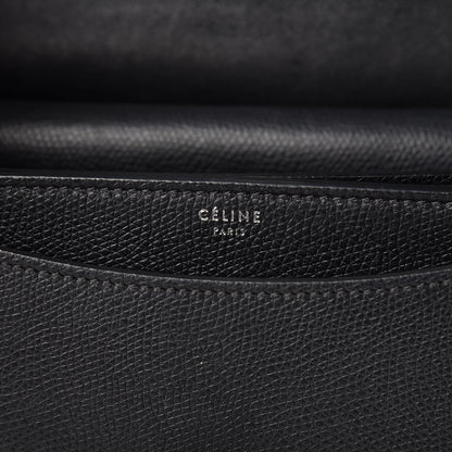 Celine Baby Grained Calfskin Small Case Flap Black 6 of 17