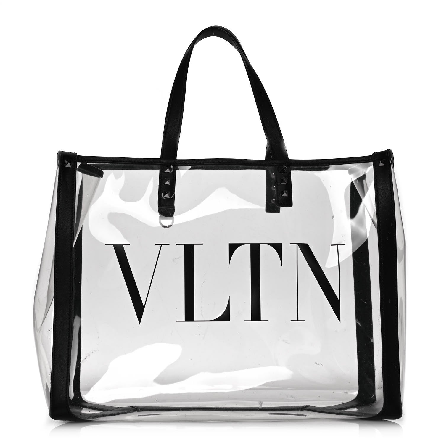 Valentino Garavani Plexy VLTN Shopping Bag Transparent 1 of 18