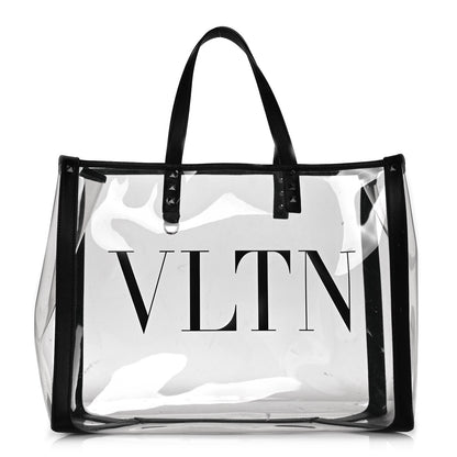 Valentino Garavani Plexy VLTN Shopping Bag Transparent 1 of 18
