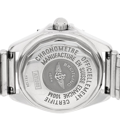 Breitling Stainless Steel Diamond Mother of Pearl 32mm Lady Cockpit Quartz Watch A71365 4 of 4