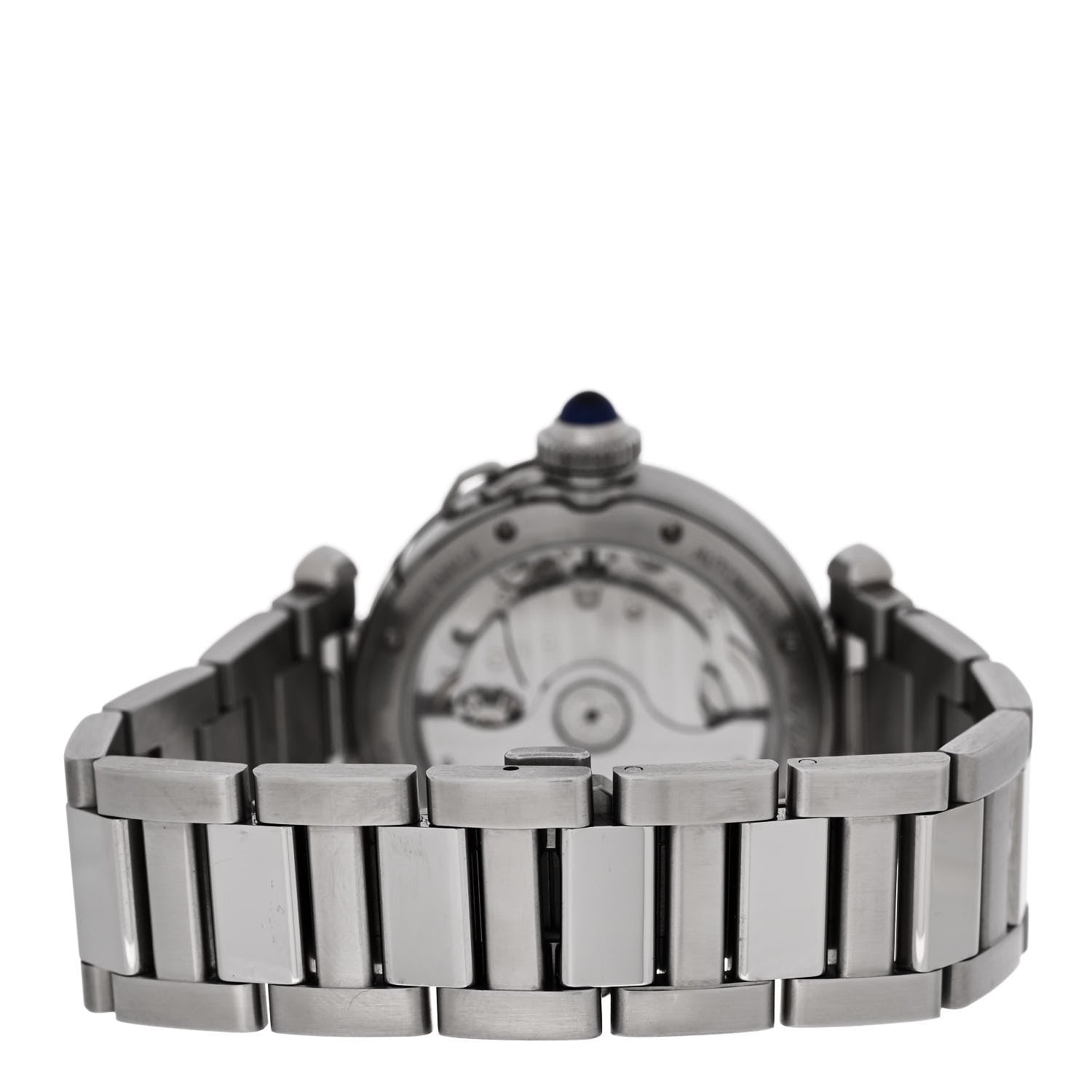 Cartier Stainless Steel 35mm Pasha C Automatic Watch Silver 3 of 5