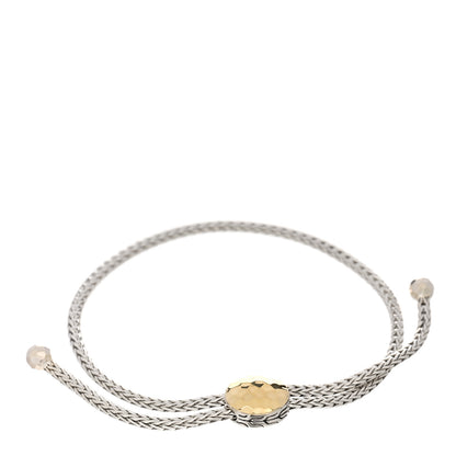 John Hardy Sterling Silver 18K Yellow Gold Palu Slider Bracelet 1 of 3