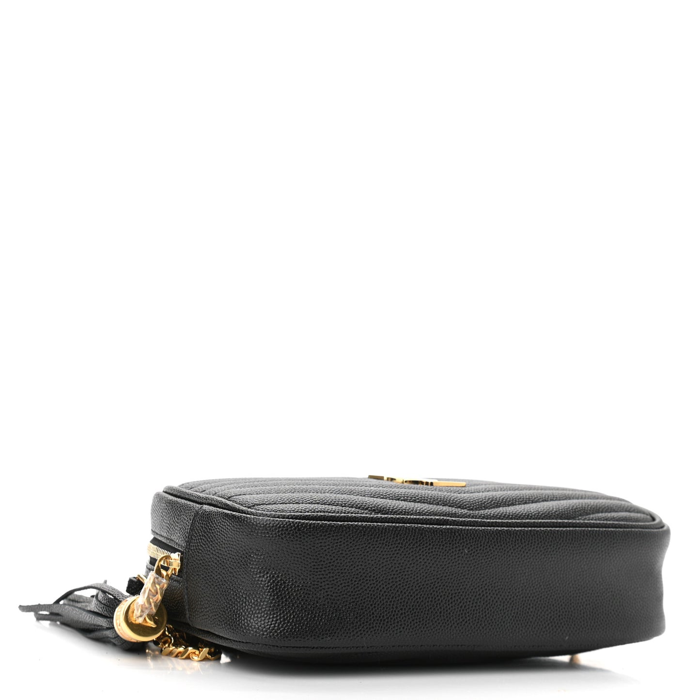 Grain De Poudre Matelasse Monogram Mini Lou Camera Bag Black